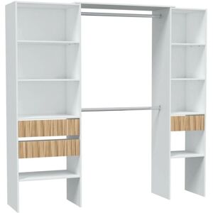 Armario Donest Dmora - Ahorro de espacio, Moderno, Madera laminada - Armario Armario Donest Dmora - Ahorro de espacio, Moderno, Madera laminada - Armario