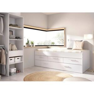 Cama Infantil Alben de Dmora - Ahorro de Espacio con Cajones Cama Infantil Alben de Dmora - Ahorro de Espacio con Cajones