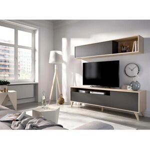 Mueble de TV DMORA Tambo - Diseño reversible moderno Mueble de TV DMORA Tambo - Diseño reversible moderno