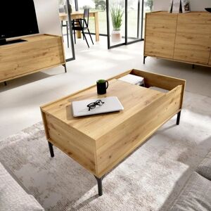 DMORA Mesa de café - Moderna, Ajustable, Con almacenamiento DMORA Mesa de café - Moderna, Ajustable, Con almacenamiento