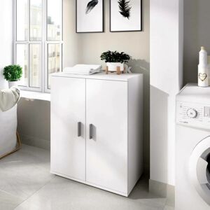 Gabinete de almacenamiento DMORA - Multifuncional, Blanco, 61x35x80cm Gabinete de almacenamiento DMORA - Multifuncional, Blanco, 61x35x80cm