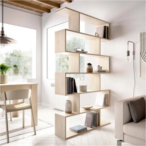 DMORA Djorone Estantería Multiusos 6 Estantes - Librería DMORA Djorone Estantería Multiusos 6 Estantes - Librería