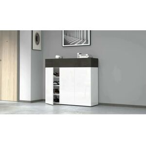 Dmora Nick Shoe Cabinet - Space-Saving 4-Door Multifunctional Entryway Furniture Dmora Nick Shoe Cabinet - Space-Saving 4-Door Multifunctional Entryway Furniture