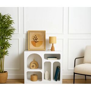 DMORA - Credenza Bellatrix - Blanc - Armoire de rangement - Publicité DMORA - Credenza Bellatrix - Blanc - Armoire de rangement - Publicité