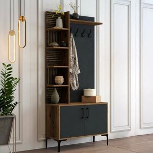 DMORA - Calista - 90x35x200 cm - Consola de almacenamiento DMORA - Calista - 90x35x200 cm - Consola de almacenamiento