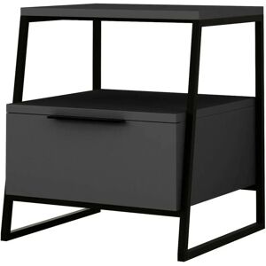 Dmora - Dubhe - 45x40x50 cm - Antracita - Nightstand Dmora - Dubhe - 45x40x50 cm - Antracita - Nightstand