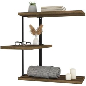 Dmora - Almaz Estantería - Nogal - Negro - Shelf Dmora - Almaz Estantería - Nogal - Negro - Shelf