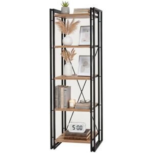 Estantería Dmora - 60x35h180 cm - Beige - Estantería Estantería Dmora - 60x35h180 cm - Beige - Estantería