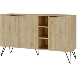 Dmora Aparador - 142x36h83 cm - Roble - Mueble Dmora Aparador - 142x36h83 cm - Roble - Mueble