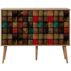 Dmora Aparador - Modern Multicolor 120x36h90 cm Dmora Aparador - Modern Multicolor 120x36h90 cm