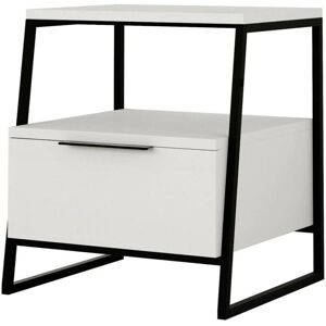 Dmora Dkastrat Mesita de noche - Mueble moderno que ahorra espacio Dmora Dkastrat Mesita de noche - Mueble moderno que ahorra espacio