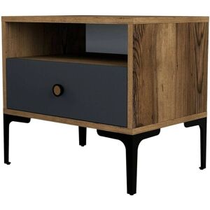 Dmora Dpidon Mesita de Noche - Mueble Multiusos Moderno para Dormitorio Dmora Dpidon Mesita de Noche - Mueble Multiusos Moderno para Dormitorio