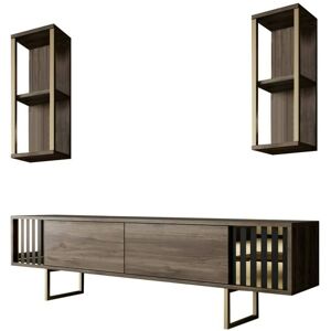 Soporte de TV Dmora Dliveran - Diseño Moderno, Ahorro de Espacio, Puertas Reversibles Soporte de TV Dmora Dliveran - Diseño Moderno, Ahorro de Espacio, Puertas Reversibles
