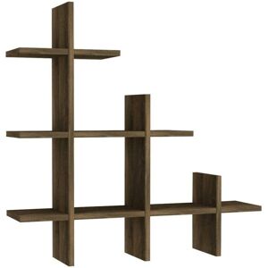 Estantería Dghidott de Dmora - Multiusos 82x18cm Nuez Estantería Dghidott de Dmora - Multiusos 82x18cm Nuez