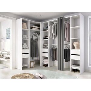 Armoire Dharma de Dmora - Grande Rangement, Réversible, 234x141 cm - Publicité Armoire Dharma de Dmora - Grande Rangement, Réversible, 234x141 cm - Publicité