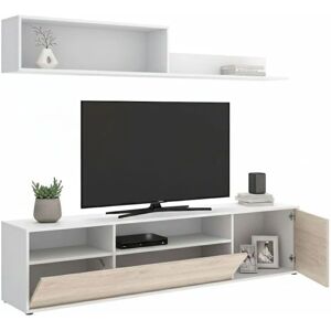 Conjunto de Muebles de Pared Dmora - Moderno, Polivalente, Hecho en España Conjunto de Muebles de Pared Dmora - Moderno, Polivalente, Hecho en España