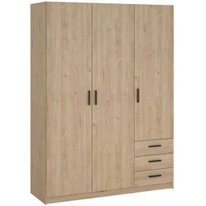 Dmora Dsenk Armario - 3 Puertas, Roble Claro - Armario Dmora Dsenk Armario - 3 Puertas, Roble Claro - Armario