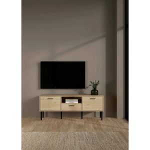 Dmora - Dtoc - Roble claro - Armario TV Dmora - Dtoc - Roble claro - Armario TV