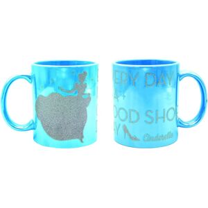 Disney Princess Cinderella Mug Metallic - GOOD SHOE DAY - mint, glitter print, metallic gloss - 320 ml Disney Princess Cinderella Mug Metallic - GOOD SHOE DAY - mint, glitter print, metallic gloss - 320 ml