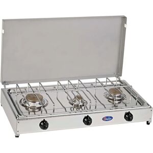 Parker Fornello A Gas 3 Fuochi Inox Gpl 5523 - Inox Parker Fornello A Gas 3 Fuochi Inox Gpl 5523 - Inox