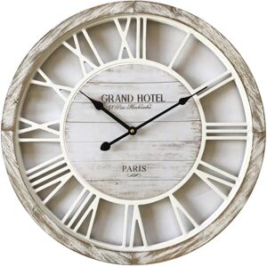 Mobili Rebecca Wall Clock - Vintage Shabby Style - 50x50cm Mobili Rebecca Wall Clock - Vintage Shabby Style - 50x50cm