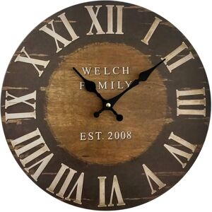 Rebecca Wall Clock Large Industrial Wood - Wall Decor Rebecca Wall Clock Large Industrial Wood - Wall Decor