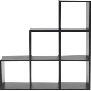 Rebecca Mobili Bibliothèque Noire - Étagère de Rangement - 97.5x97.5x29 cm - Publicité Rebecca Mobili Bibliothèque Noire - Étagère de Rangement - 97.5x97.5x29 cm - Publicité