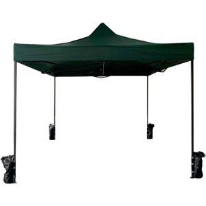 Pavillon Rebecca - 3x3m, Vert, Métal, Polyester, 4 Pesées - Publicité Pavillon Rebecca - 3x3m, Vert, Métal, Polyester, 4 Pesées - Publicité
