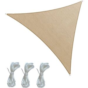 Voile d'ombre triangulaire beige Rebecca - Protection UV - Publicité Voile d'ombre triangulaire beige Rebecca - Protection UV - Publicité