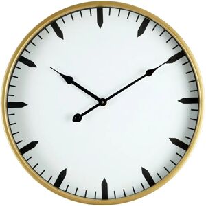 Reloj de Pared Mobili Rebecca Blanco Dorado 40x40x6 - Reloj de Pared Reloj de Pared Mobili Rebecca Blanco Dorado 40x40x6 - Reloj de Pared