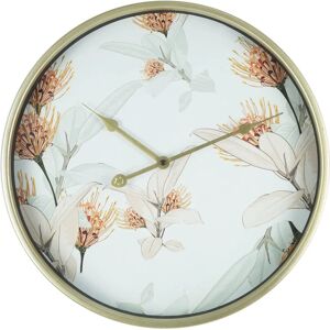 Mobili Rebecca Reloj de Pared - Vintage Floral Decor - 40cm Mobili Rebecca Reloj de Pared - Vintage Floral Decor - 40cm
