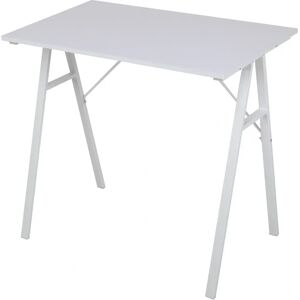 Bureau Blanc Compact Rebecca - Table pour PC pour Bureau/Maison - Publicité Bureau Blanc Compact Rebecca - Table pour PC pour Bureau/Maison - Publicité