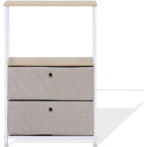 Mobili Rebecca Rebecca Commode à tiroirs - Blanc Beige - Rangement Polyvalent - Publicité Mobili Rebecca Rebecca Commode à tiroirs - Blanc Beige - Rangement Polyvalent - Publicité