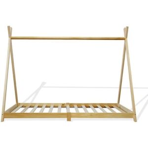 Marco de cama individual Rebecca Mobili - Madera de pino - Estilo escandinavo - Para niños Marco de cama individual Rebecca Mobili - Madera de pino - Estilo escandinavo - Para niños