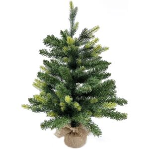 Rebecca Mobili Small Green Artificial Christmas Tree 60cm with 80 Branches Rebecca Mobili Small Green Artificial Christmas Tree 60cm with 80 Branches