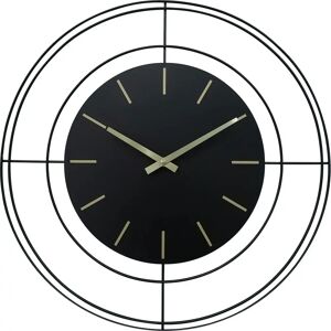 Mobili Rebecca Große Schwarz Goldene Wanduhr - Wanduhr Mobili Rebecca Große Schwarz Goldene Wanduhr - Wanduhr