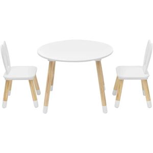 Mobili Rebecca Children's Table Set with Chairs - Kids Bedroom Furniture Mobili Rebecca Children's Table Set with Chairs - Kids Bedroom Furniture