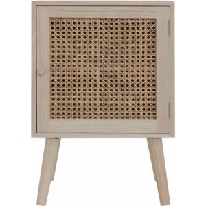 Mobili Rebecca Rebecca Mesita de Noche - Estilo Escandinavo Natural Mobili Rebecca Rebecca Mesita de Noche - Estilo Escandinavo Natural
