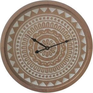 Rebecca Mobili Large Wall Clock - Ethnic Style MDF Rebecca Mobili Large Wall Clock - Ethnic Style MDF