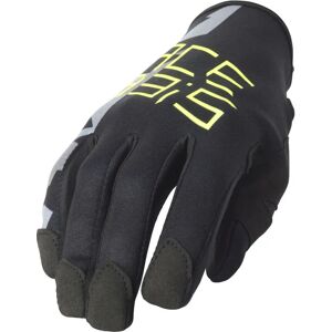 Guantes de motocicleta Acerbis Zero Degree 3.0 - Negro Amarillo Certificados CE EN 13594 Guantes de motocicleta Acerbis Zero Degree 3.0 - Negro Amarillo Certificados CE EN 13594