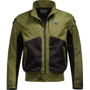 Blauer Thor Air giacca tessuto motociclista perforata - Nero Verde (3XL) Blauer Thor Air giacca tessuto motociclista perforata - Nero Verde (3XL)