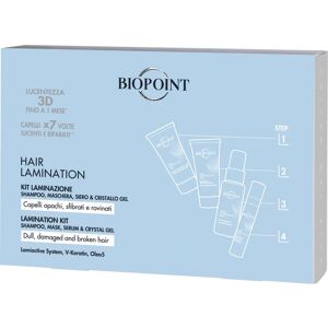Biopoint Hårlamineringskit - Växtbaserad Keratin, Oljor, 4 Steg Biopoint Hårlamineringskit - Växtbaserad Keratin, Oljor, 4 Steg