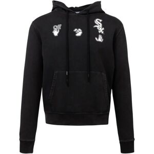 Off-White Black Hoodie MLB Chicago Elasticated Sleeve - Hooded Sweatshirt Off-White Black Hoodie MLB Chicago Elasticated Sleeve - Hooded Sweatshirt