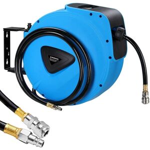 Bakaji 30m Air Hose Reel with Wall Mount - Automatic Rewind System Bakaji 30m Air Hose Reel with Wall Mount - Automatic Rewind System