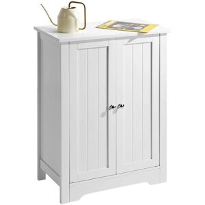 Bakaji Wit MDF Badkamerkast - 60x30x80cm Bakaji Wit MDF Badkamerkast - 60x30x80cm