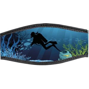 Correia de máscara de neoprene Best Divers com velcro duplo - Correia de máscara Correia de máscara de neoprene Best Divers com velcro duplo - Correia de máscara
