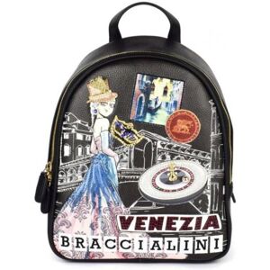 Braccialini B17373 Zwarte Rugzak - Backpack Braccialini B17373 Zwarte Rugzak - Backpack