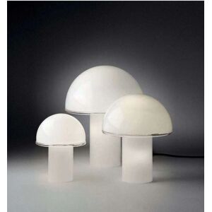 Lampe de table en verre blanc Onfale - Artemide - Publicité Lampe de table en verre blanc Onfale - Artemide - Publicité