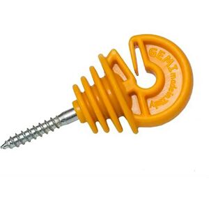 Gemi Elettronica Insulators for Wooden Poles - 100 pcs - Electric Fence Accessories Gemi Elettronica Insulators for Wooden Poles - 100 pcs - Electric Fence Accessories