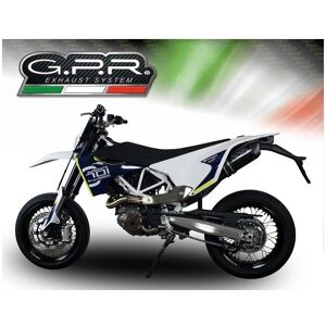 Sistema di scarico GPR Hu.35 - Omologato, Nero, Leggero Sistema di scarico GPR Hu.35 - Omologato, Nero, Leggero